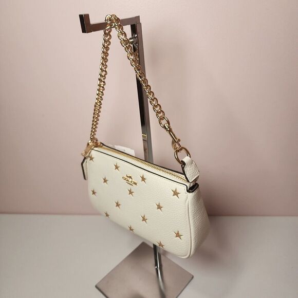 NWT Coach CW409 Nolita 19 With Star Print Chalk - Picture 4 of 5